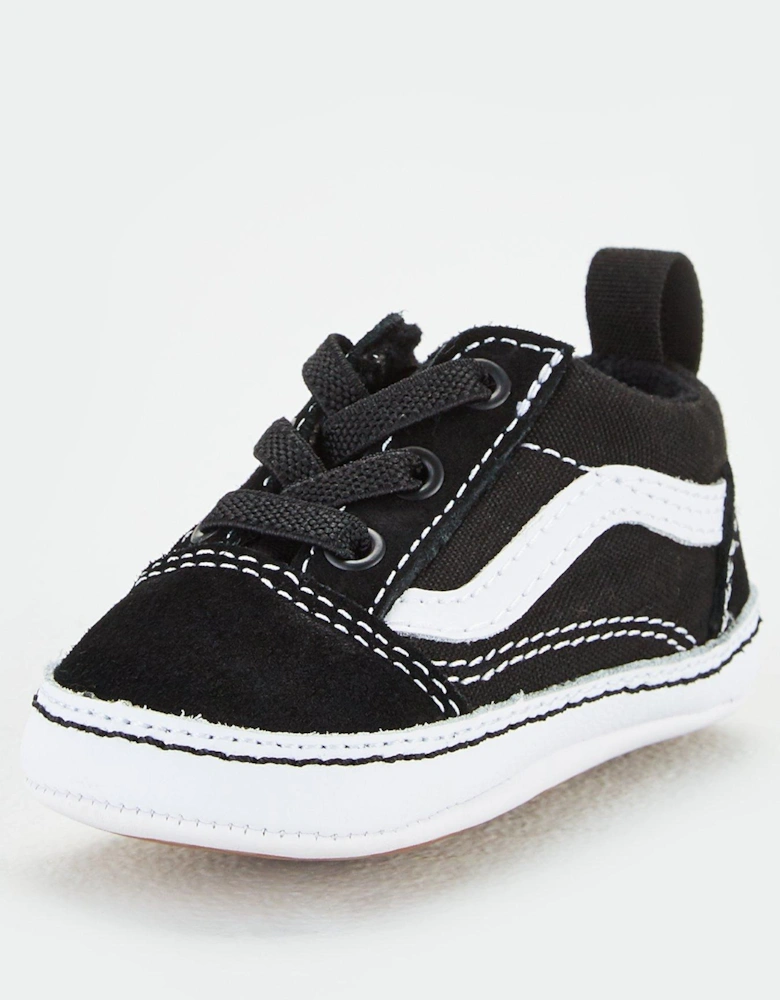 Baby Unisex Old Skool Infant Crib Trainer - Black/White