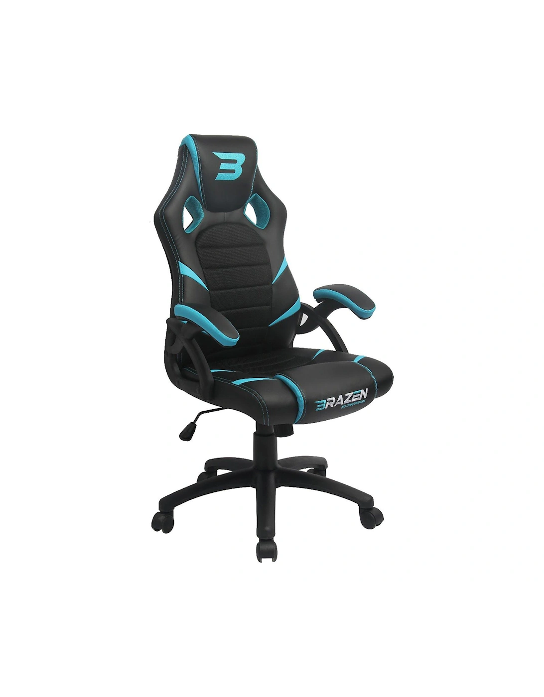 Puma PC Gaming Chair - Black and Blue, 2 of 1