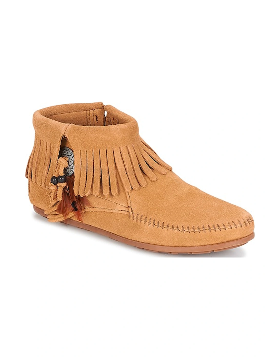 CONCHO FEATHER SIDE ZIP BOOT, 8 of 7