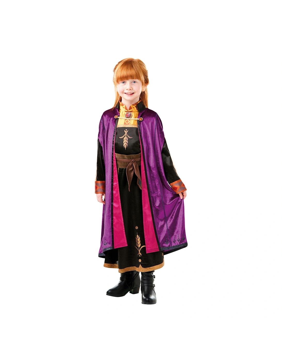 Frozen Childs Deluxe Anna Travel Dress, 2 of 1
