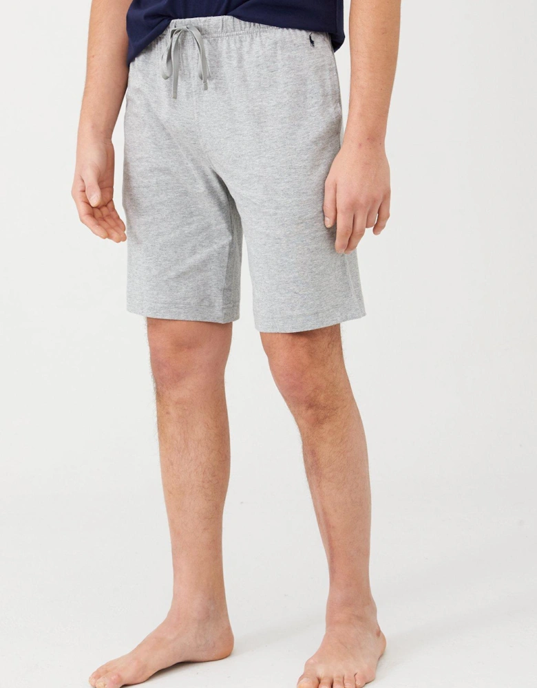 Jersey Lounge Shorts - Grey Melange