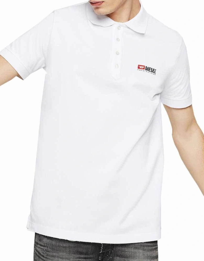 T-Weet-Div Logo Polo Shirt - White