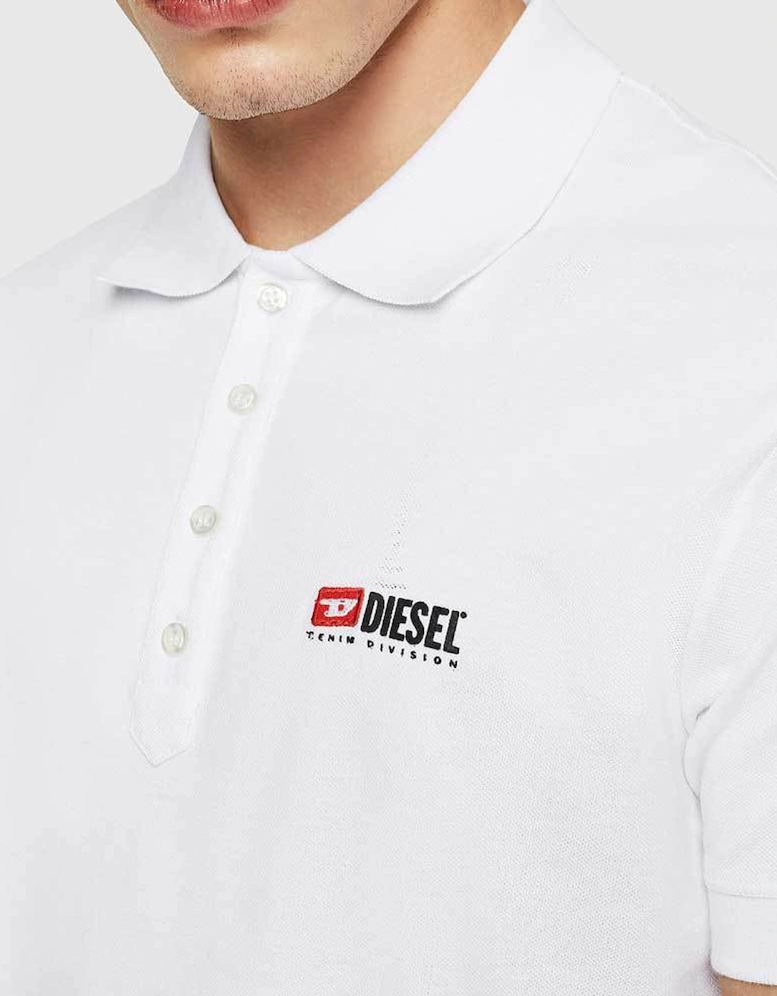 T-Weet-Div Logo Polo Shirt - White