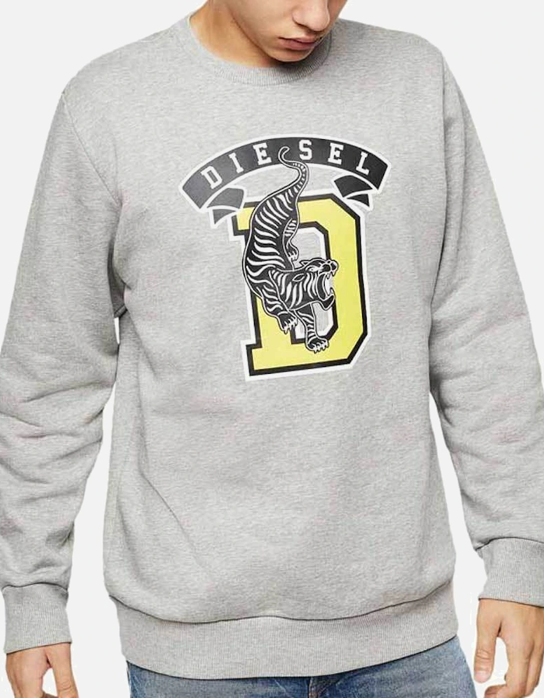 S-GIR-B1 Tiger Sweat Shirt - Grey, 3 of 2