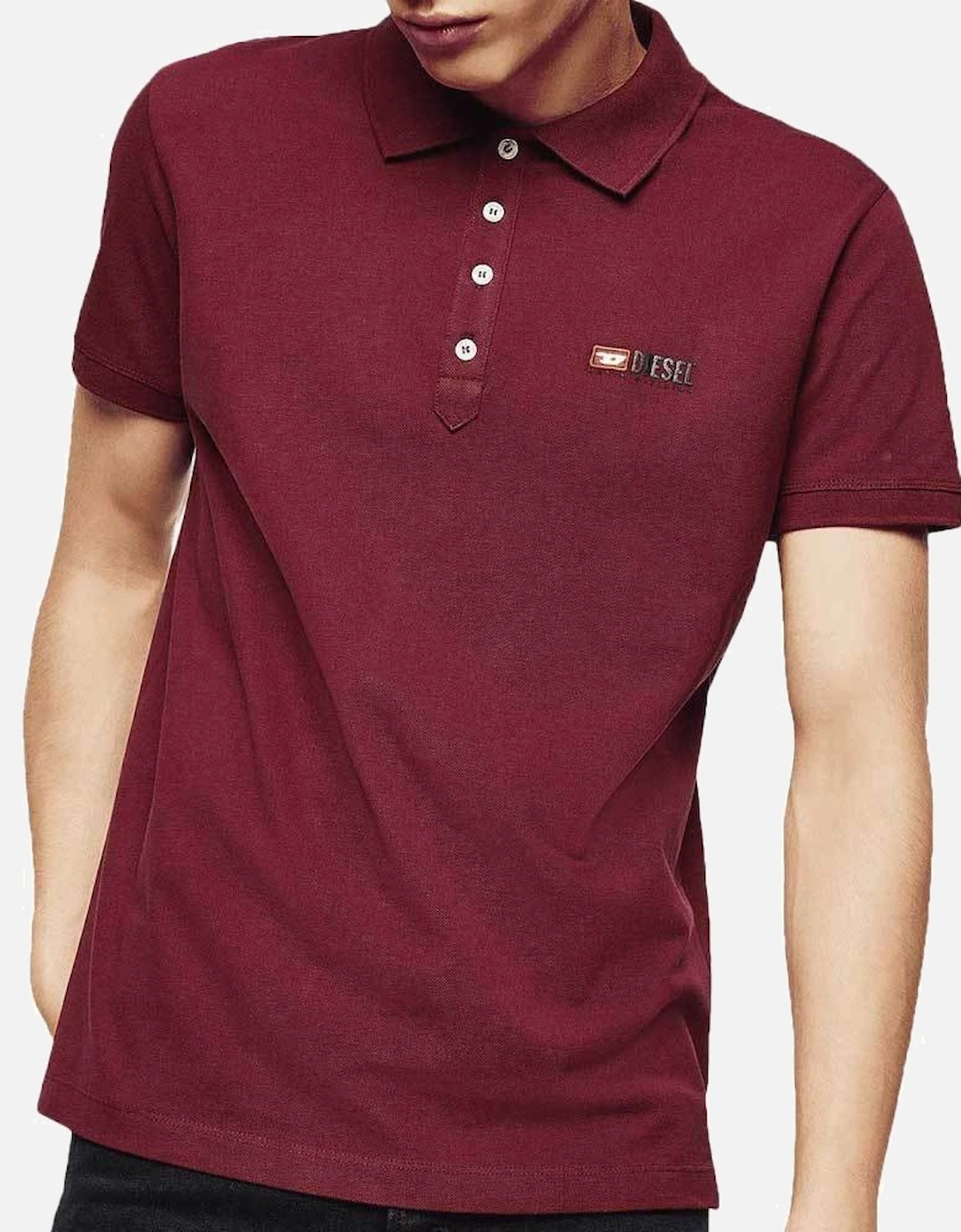 T-Weet-Div Polo Shirt -  Burgundy, 3 of 2