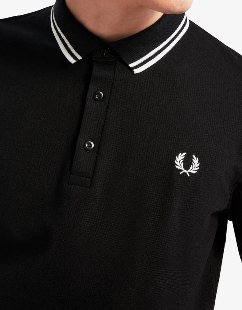 Made in Japan Pique Polo Shirt - 321 BLACK