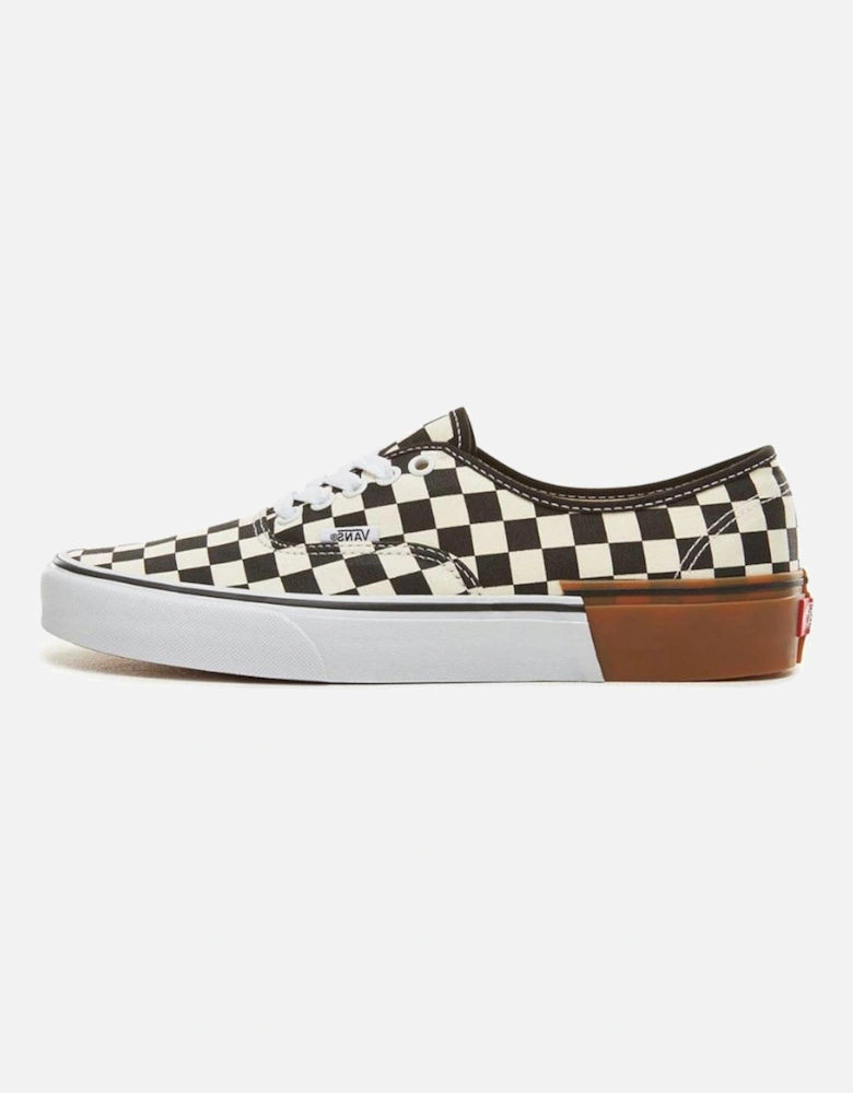 Gum Block Authentic Trainers - Gum Block Checkerboard - Black White