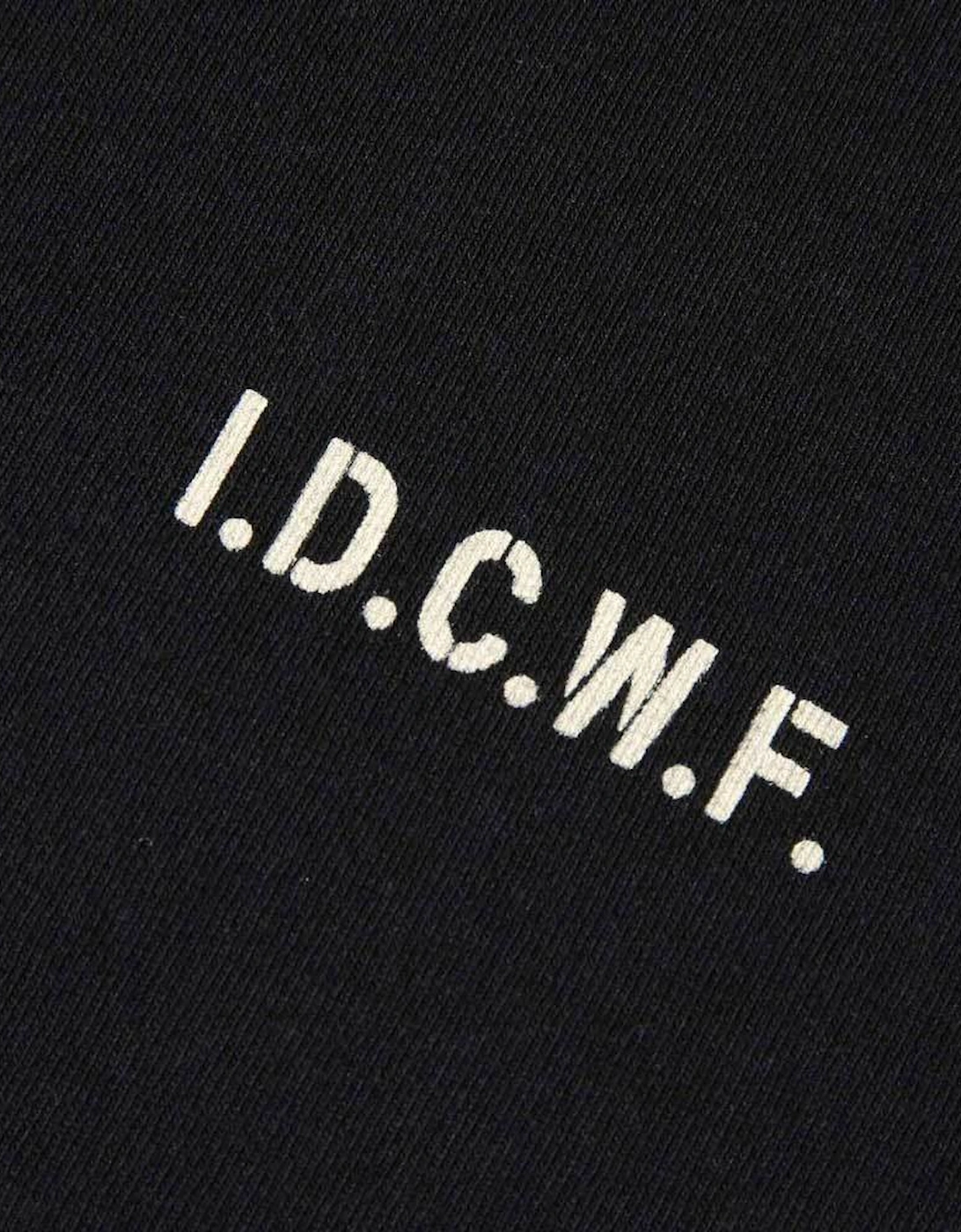 I.D.C.W.F Long Sleeve T-Shirt - Black