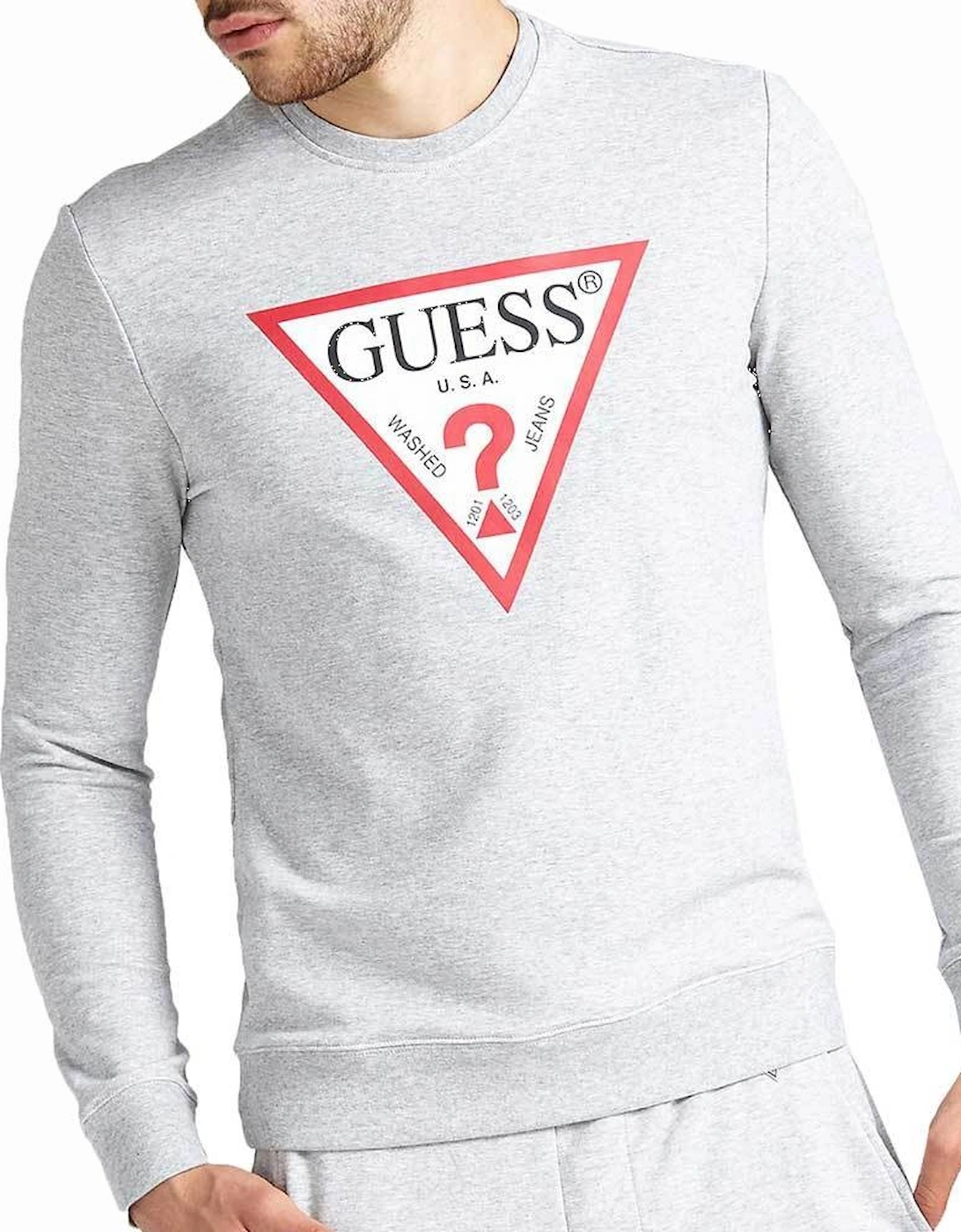 Jared Logo Crew Neck Sweatshirt - Light Grey, 4 of 3