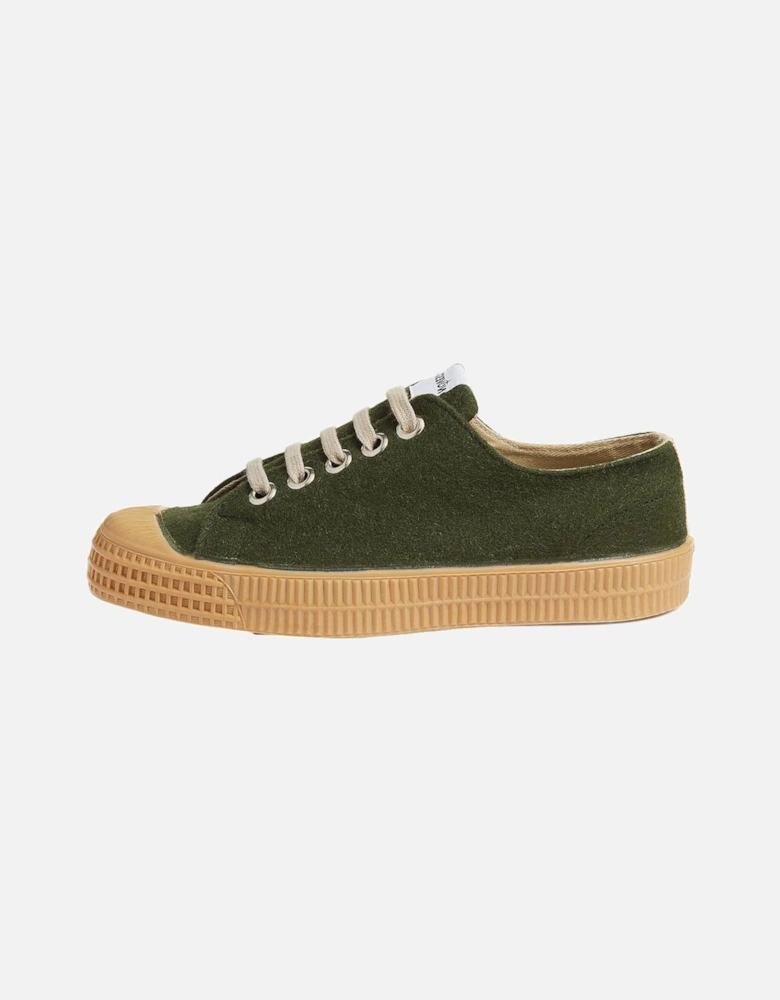 Star Master Felt Trainers - Army Green