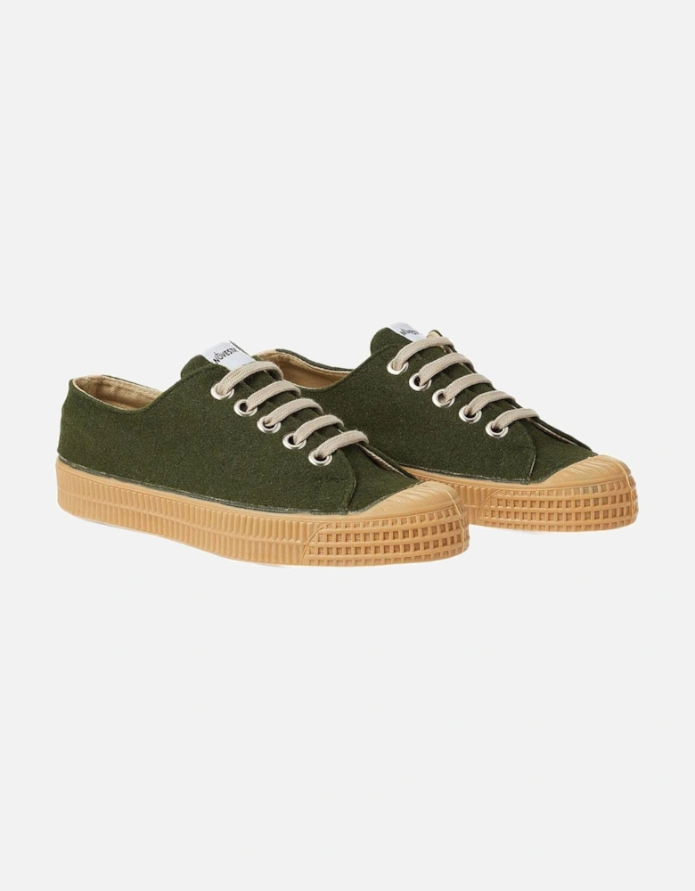 Star Master Felt Trainers - Army Green