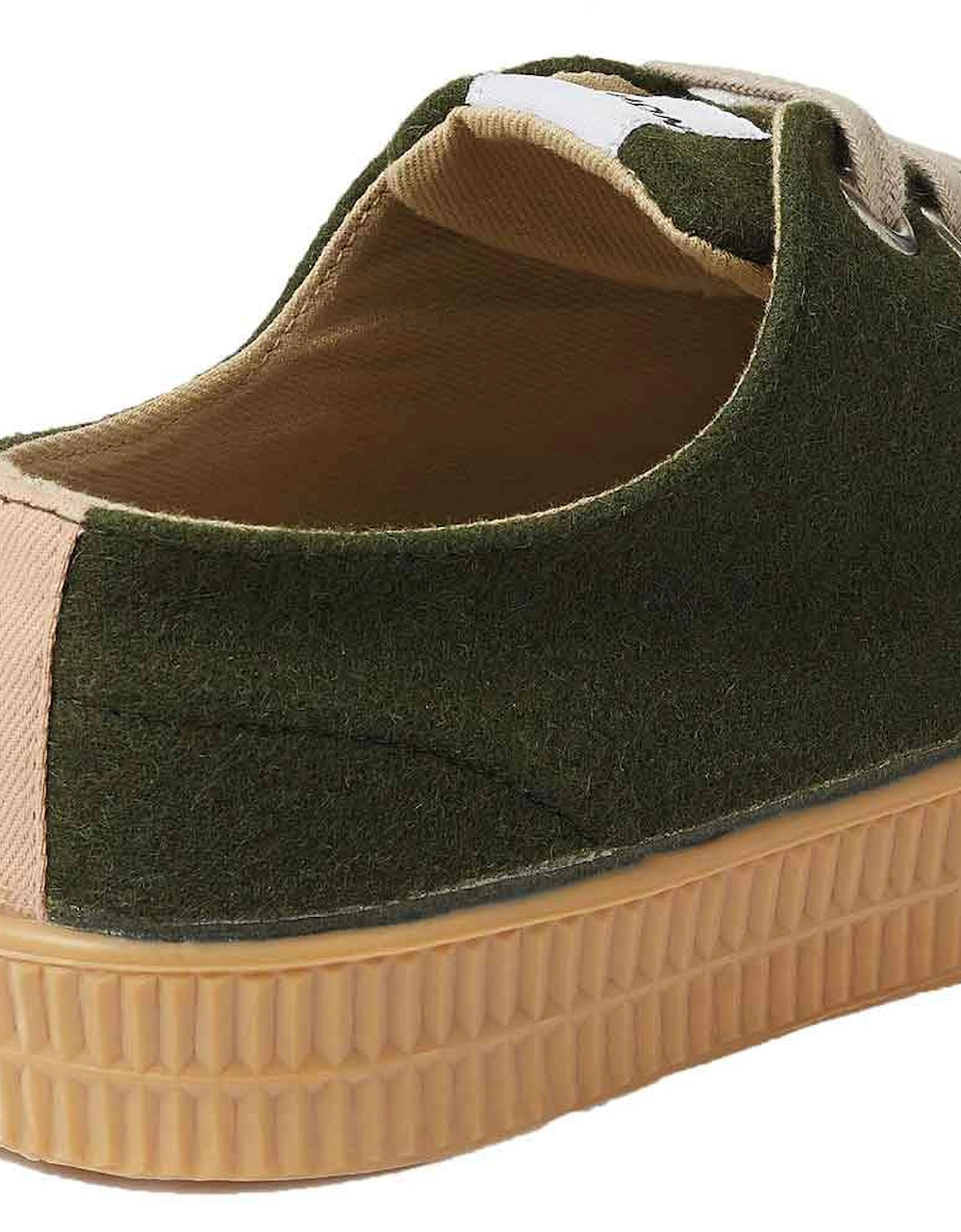 Star Master Felt Trainers - Army Green