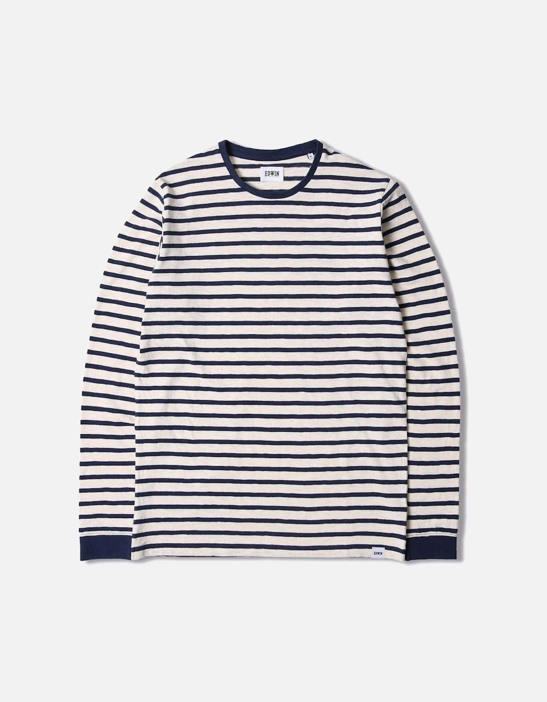 Tokyo Blues Long Sleeve T-shirt - Off White / Navy, 4 of 3