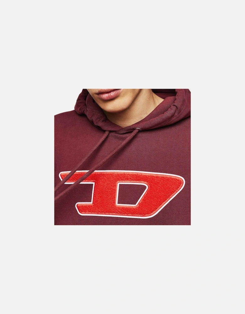 S-DIVISION-D Hoodie - Burgundy