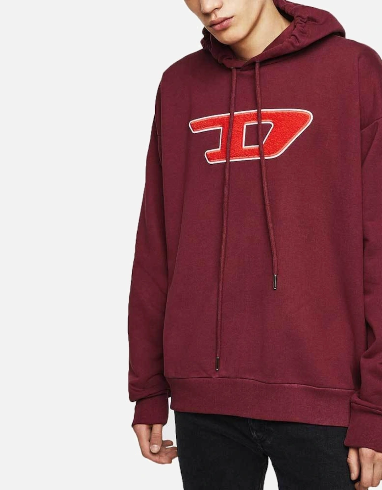 S-DIVISION-D Hoodie - Burgundy