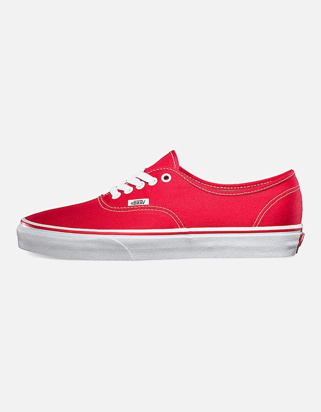 Red Authentic Canvas Trainers - VN0A3-EE3RED, 6 of 5