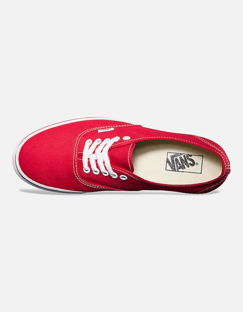 Red Authentic Canvas Trainers - VN0A3-EE3RED