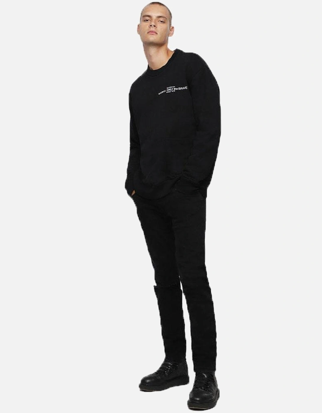 S-Ellis Long Sleeve Sweatshirt - Black