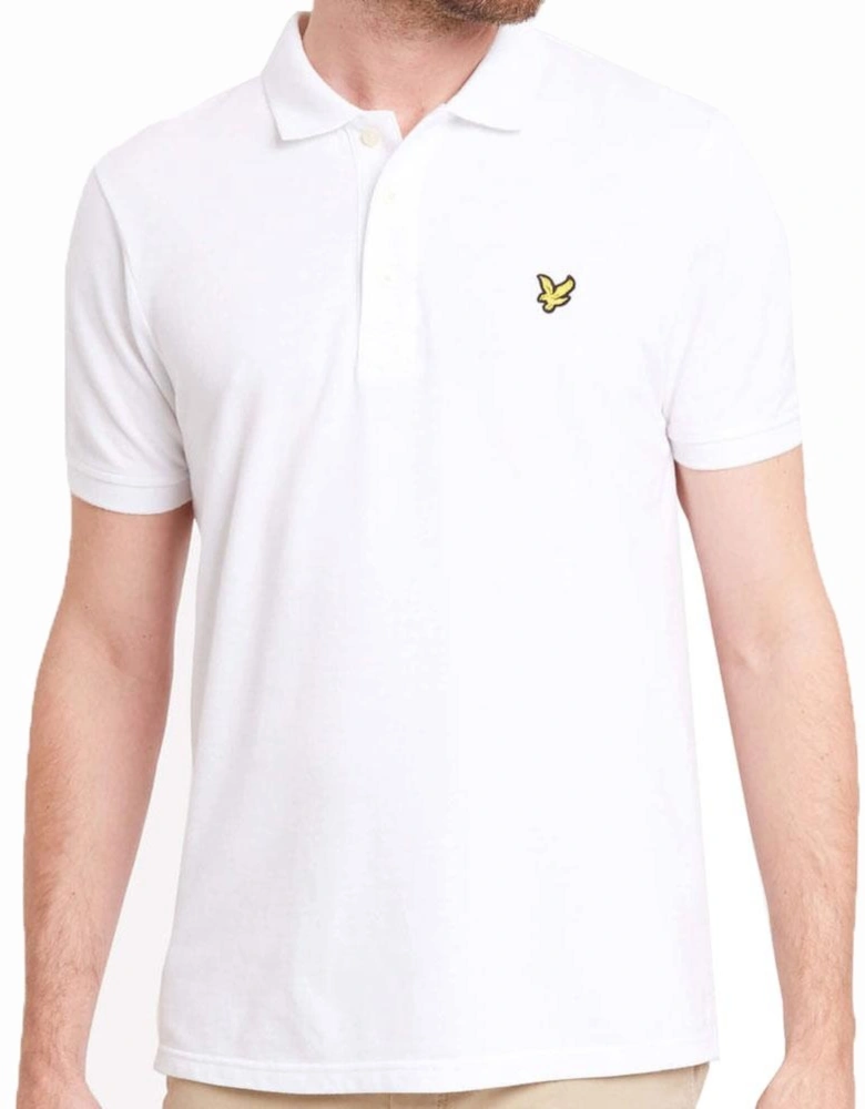 Plain Polo Shirt - White