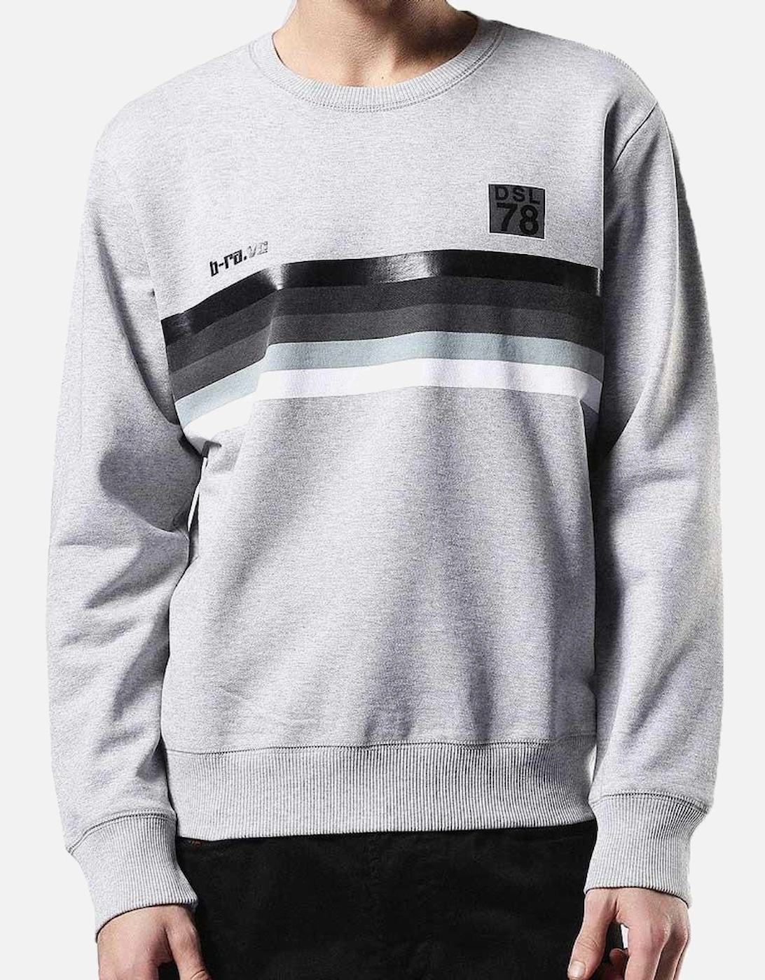 S-joe-na cotton-jersey sweatshirt - Grey, 4 of 3