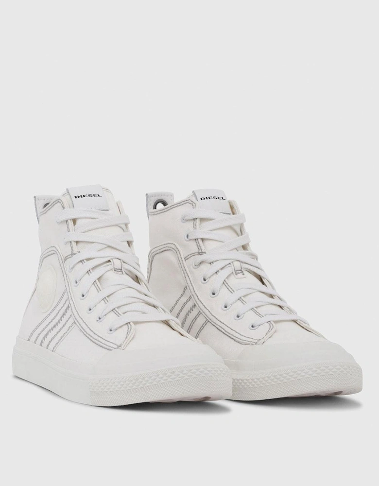 S-Astico Mid Lace  Hi Top Trainers - White