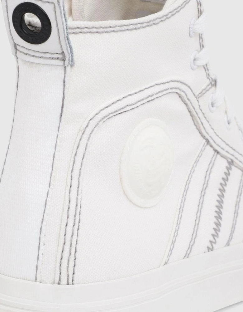 S-Astico Mid Lace  Hi Top Trainers - White