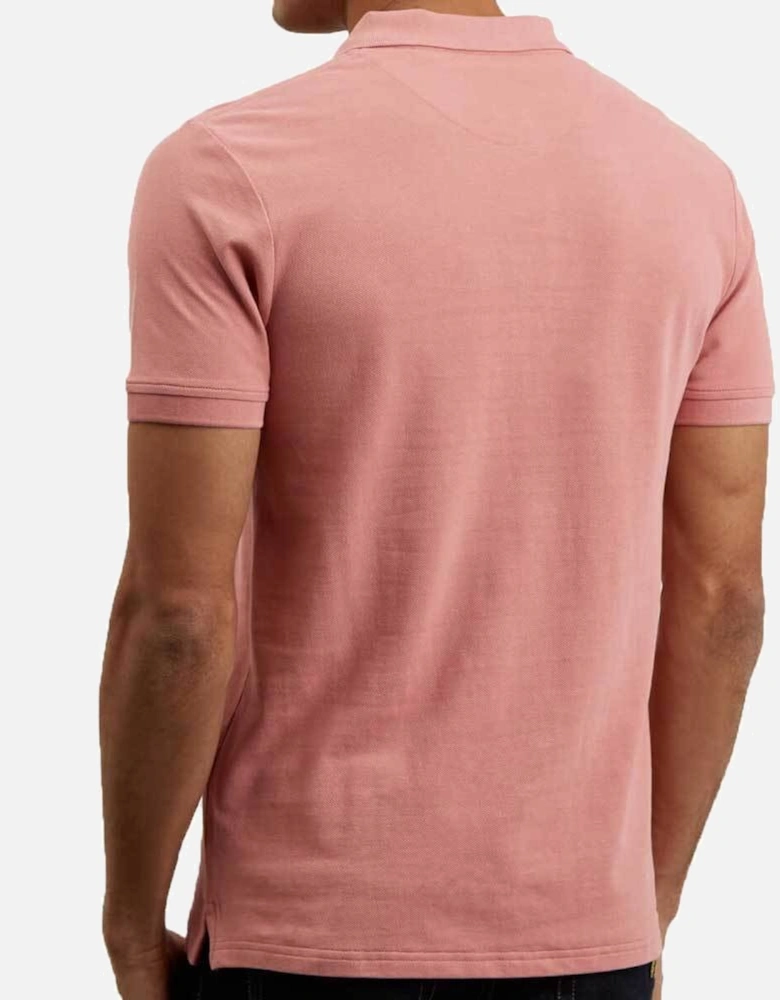 Plain Polo Shirt - Pink Shadow