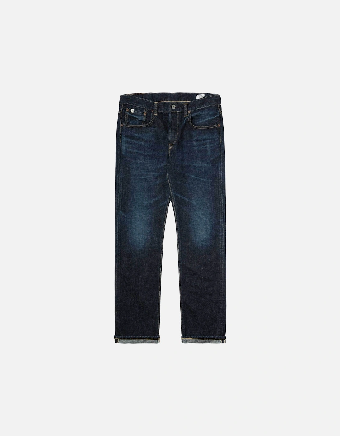 Classic Regular Tapered Jeans - Nihon Menpu Rainbow Selvage Japan Denim - Dark Used