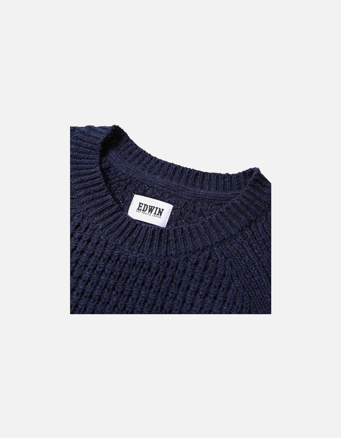 Purl Sweater - Navy