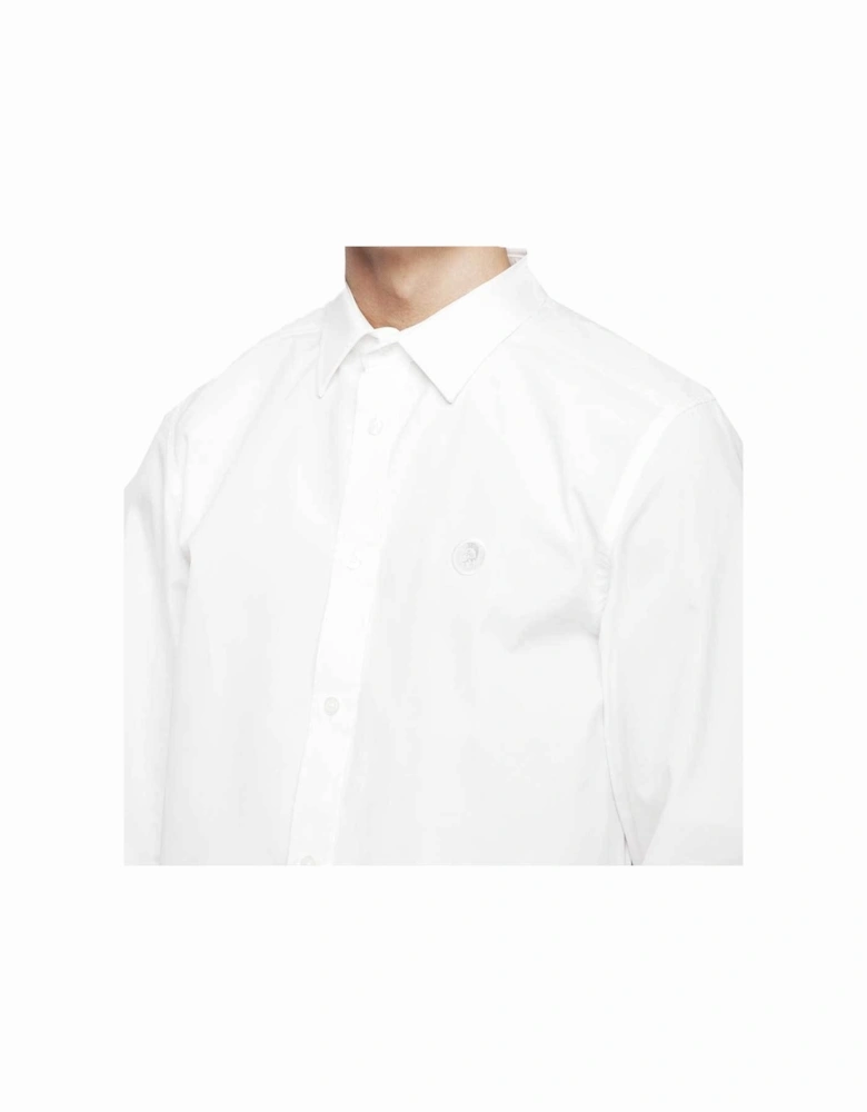 S-Bill Cotton Shirt - White