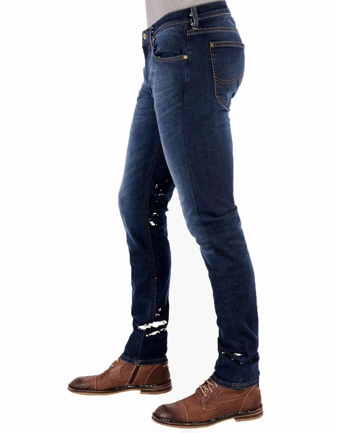 Luke - Slim Tapered Fit Jeans - True Authentic Blue