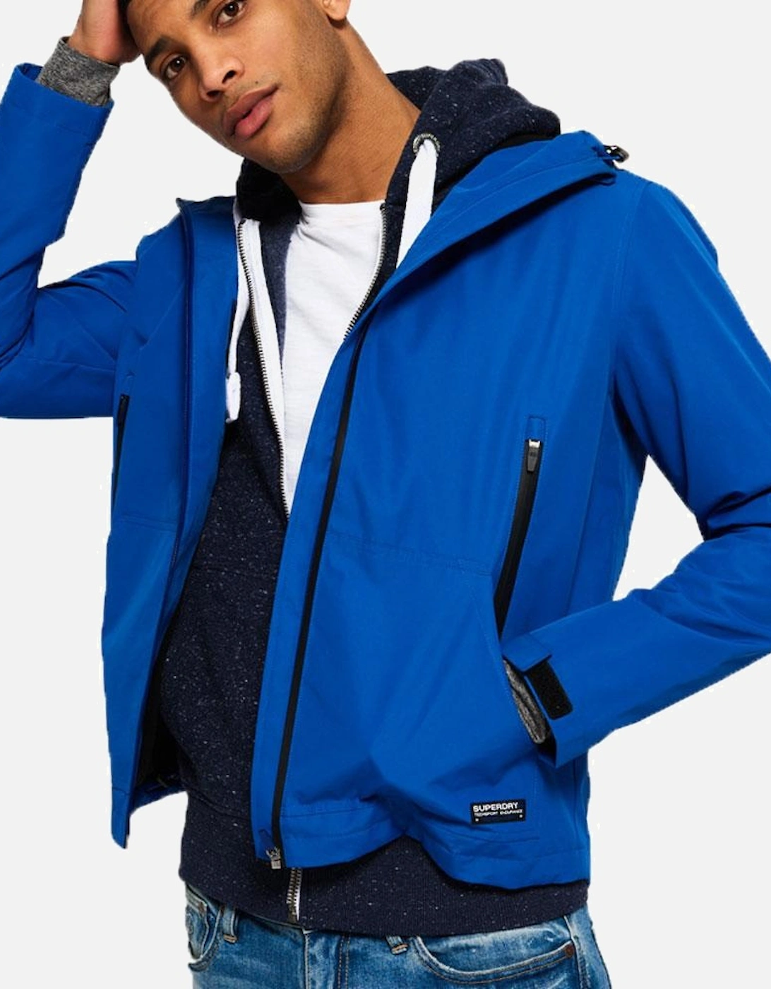 Hooded Elite SD-Windcheater - Electric Blue, 6 of 5