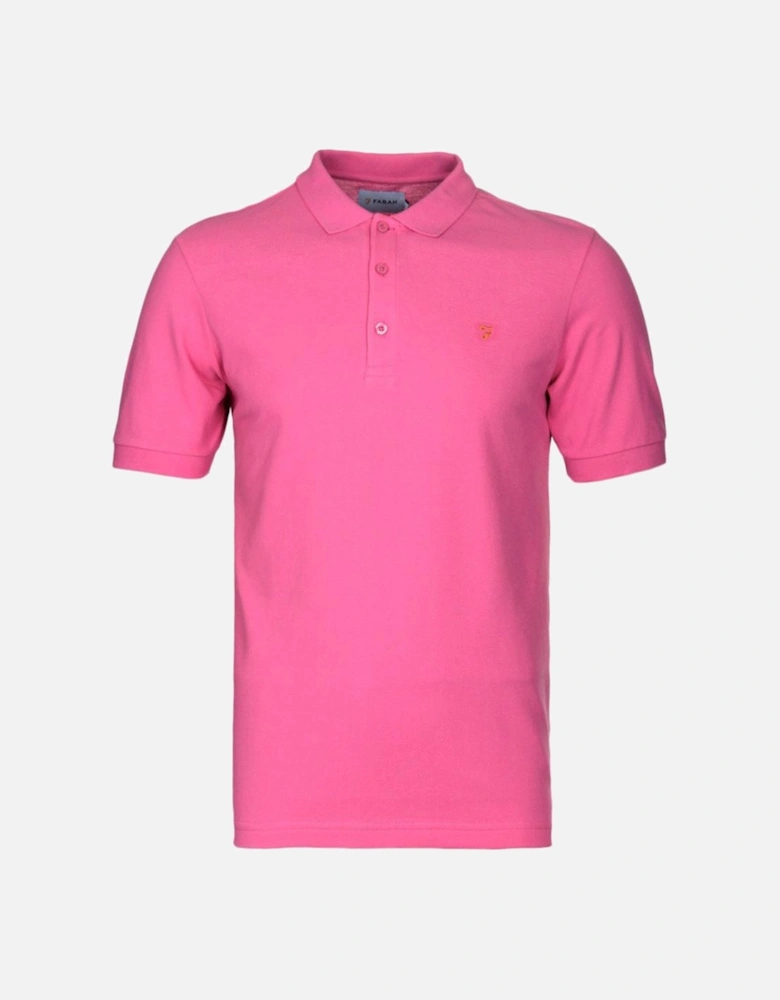 Blaney Short Sleeve Polo Shirt - Azealia Pink F4KS5050GP