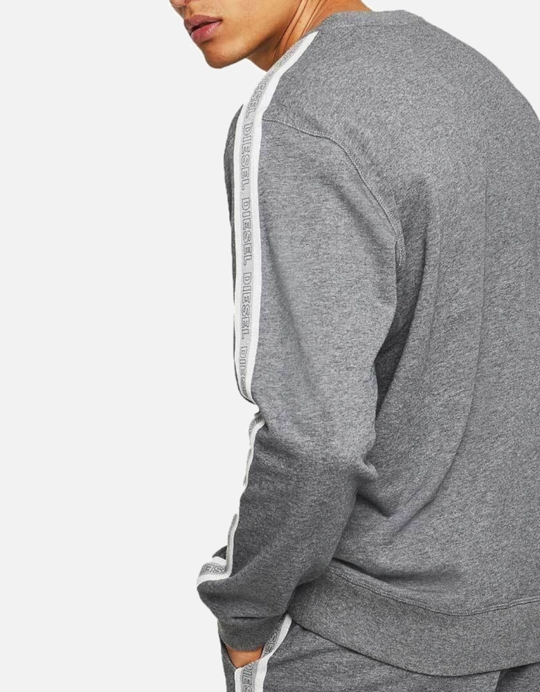 UMLT-Willy Taped Logo Lounge Sweatshirt - Grey