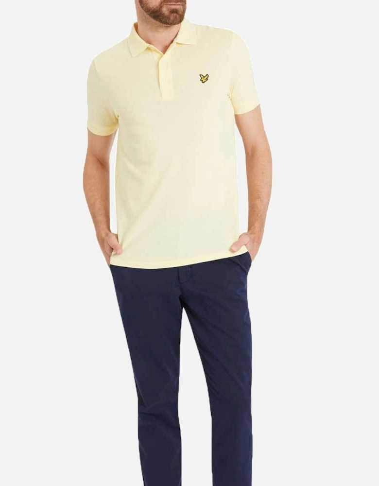 Plain Polo Shirt - Butter Cream Yellow