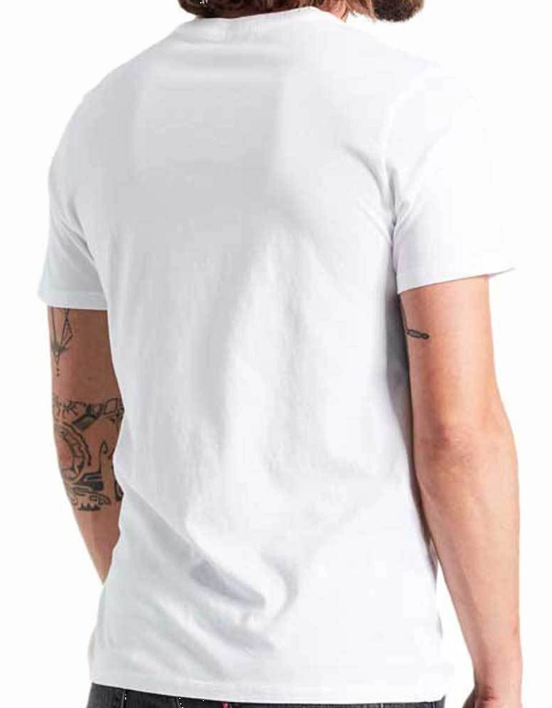 Levi Strauss White Neon Effect Logo T-Shirt - 22491-0488