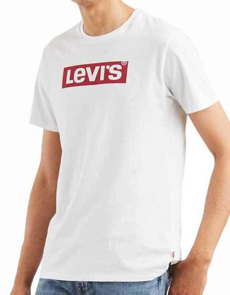 Graphic Setin Neck 2 Levis Logo T shirt - White