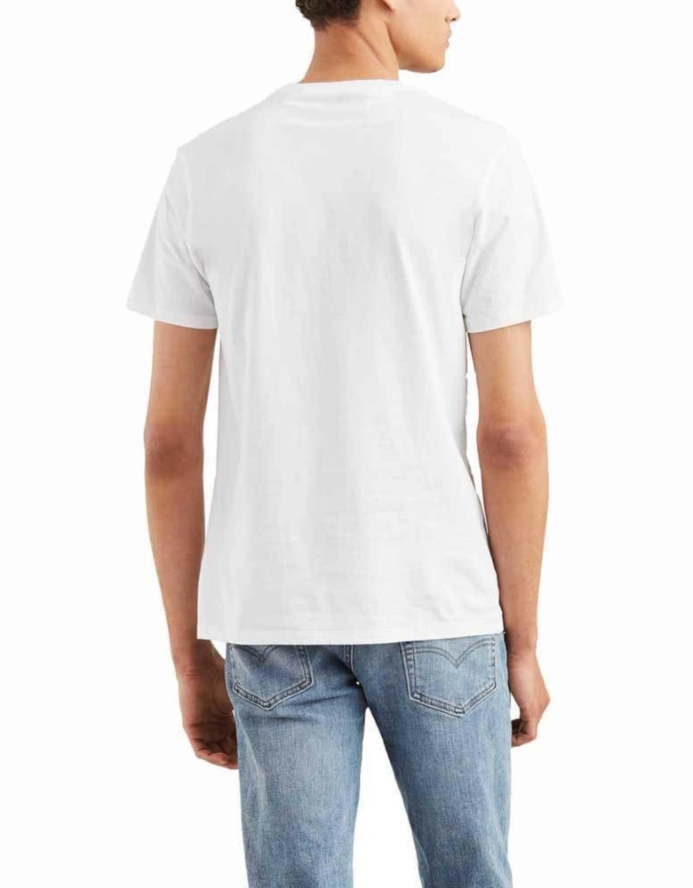 Graphic Setin Neck 2 Levis Logo T shirt - White