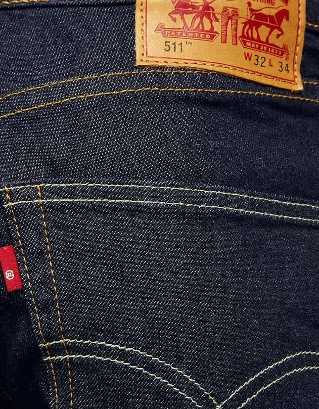 Levis 511 Slim Fit Jeans Rock Cod Indigo Denim Jeans 04511-1786