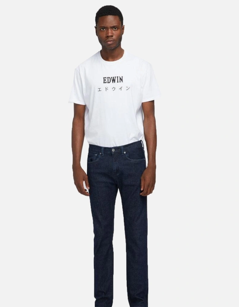 ED-80 Slim Tapered Jeans CS Red Listed Blue Denim - Rinsed
