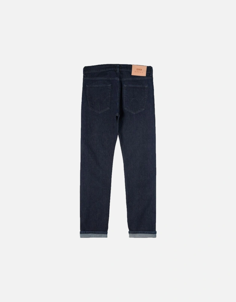 ED-80 Slim Tapered Jeans CS Red Listed Blue Denim - Rinsed