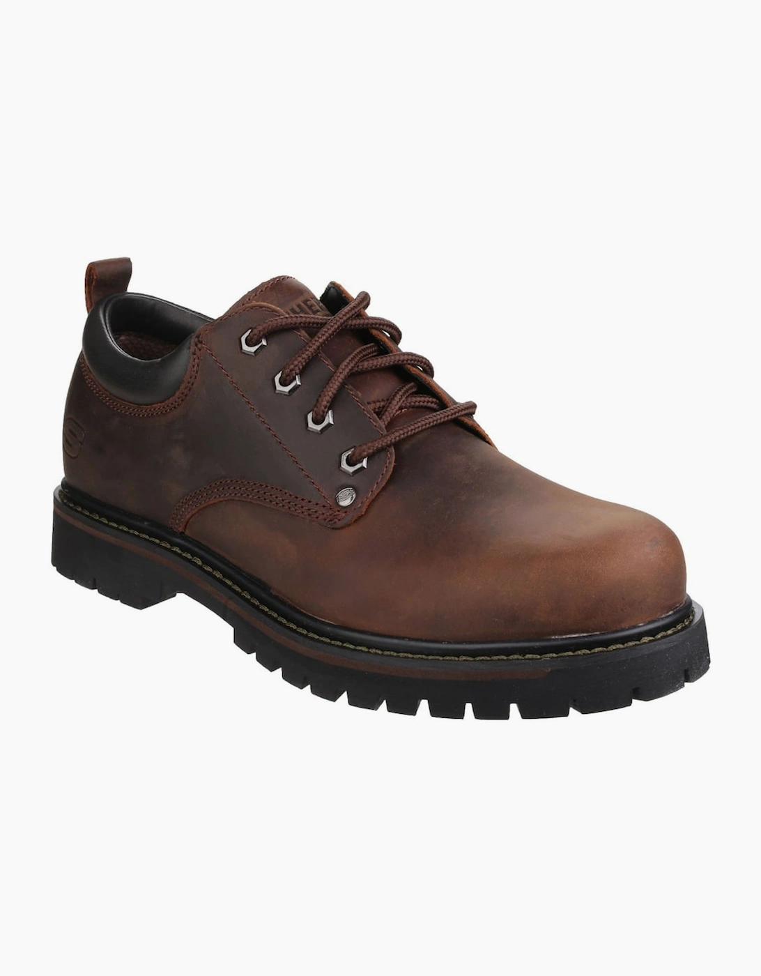 Skechers Men's Cdb Dark Brown Tom Cats Lace Up Shoes - Size 8