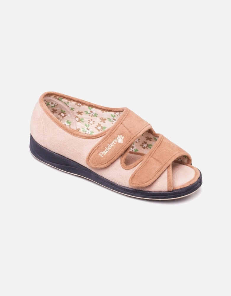 Lydia Womens Twin Strap Slippers