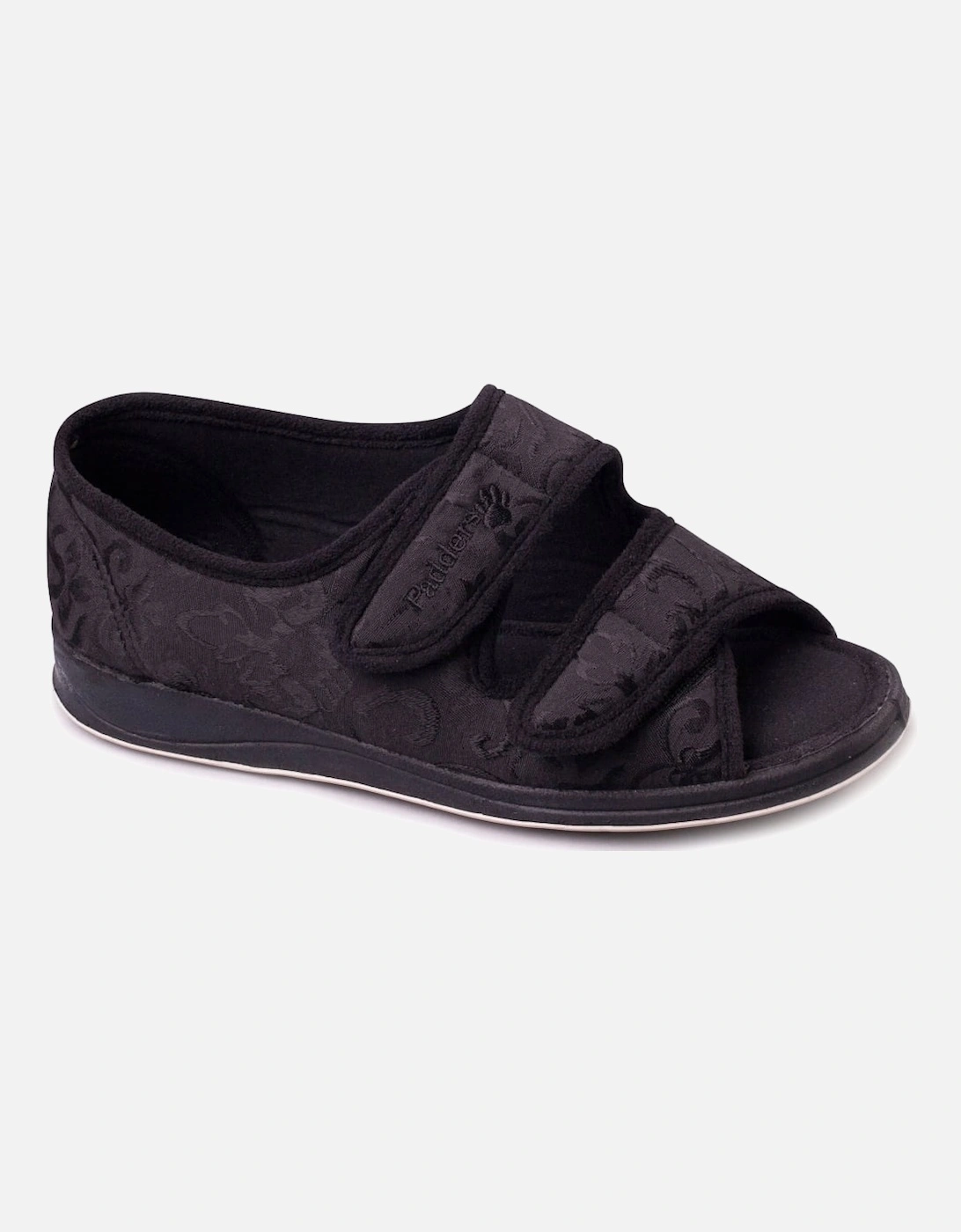 Lydia Womens Twin Strap Slippers, 2 of 1