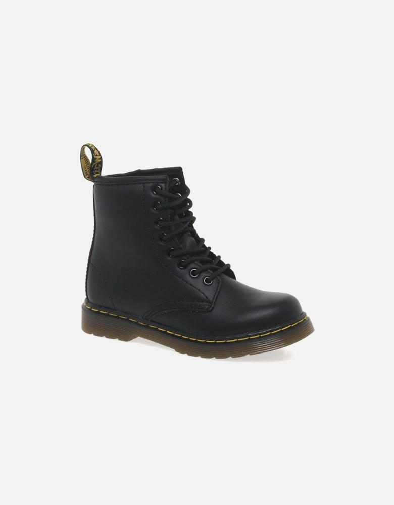 Delaney Kids Black Softy T Leather Boots