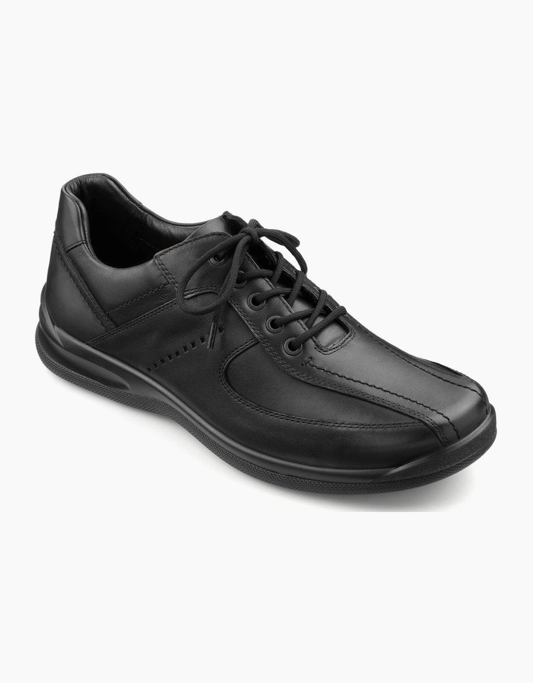Hotter Men's Black Lance Lace-Up Shoe - Size: 7.5