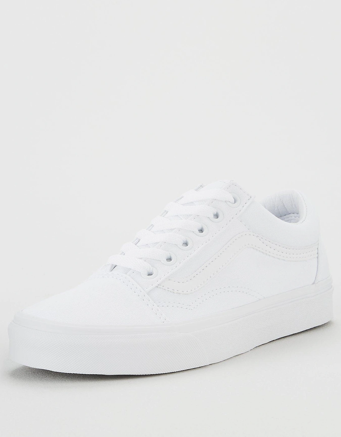 Womens Old Skool Trainers - White, 7 of 6