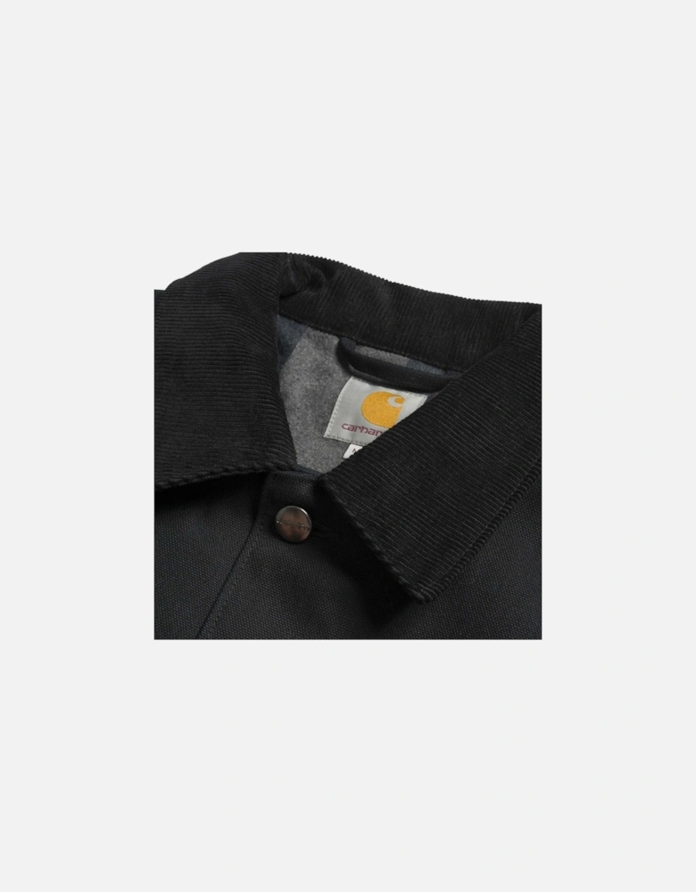 Michigan Lined Chore Coat - Black / Rigid