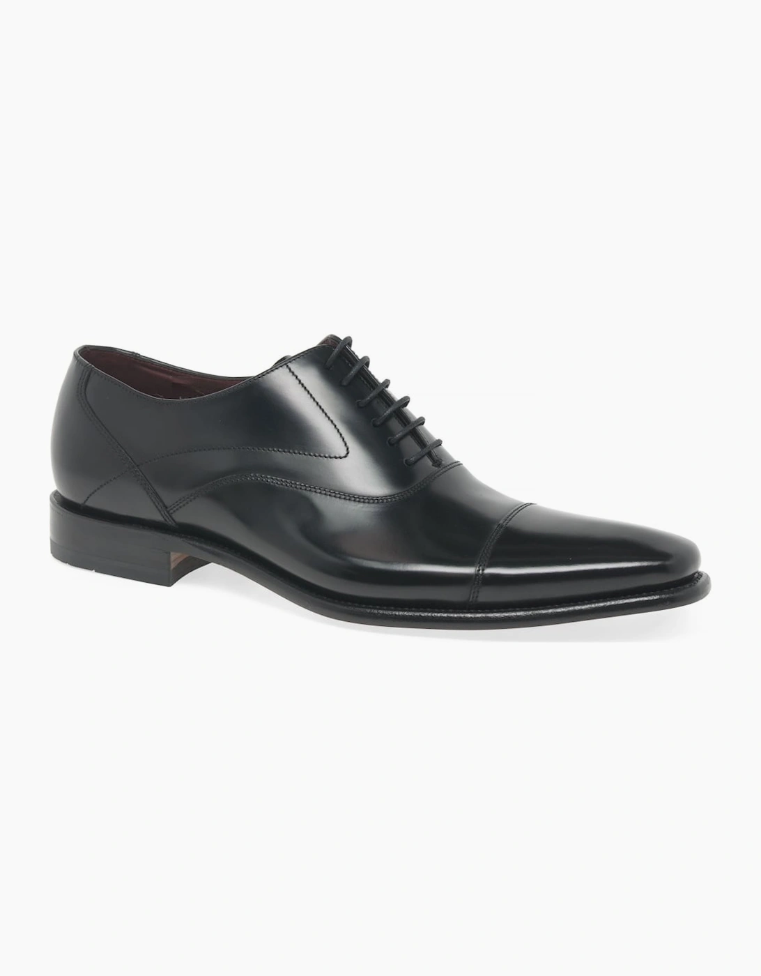 Loake Men's Black Sharp Formal Lace Up Shoes - Size: 6.5