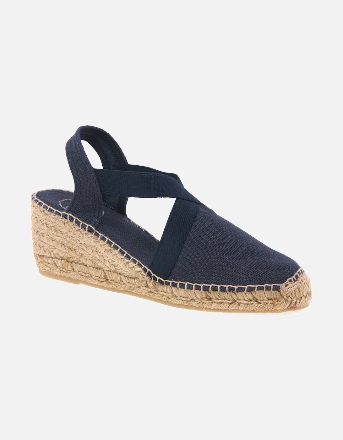 Ter Womens Wedge Heeled Espadrilles, 5 of 4